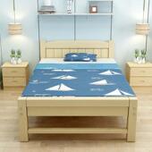 经床济型实木180 90.5米代松木双人现床简约1.2m出租房单人90c