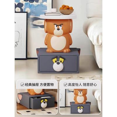 可爱创意边几客移厅WYA05新2款沙发侧边摆件可2动边几卓卡通边柜