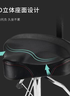 气升动架子凳降旋转鞍靠背爵鼓士鼓马NPE成人儿童圆凳座椅演出