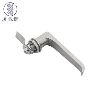 30工4不锈钢手柄锁型把L15340L手L锁业机柜门把执手锁自动化设备