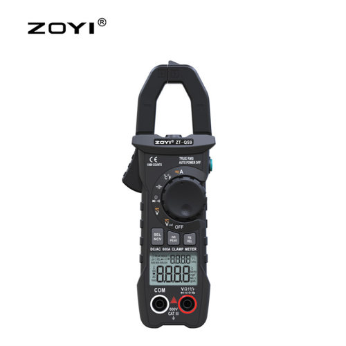 ZOYI交直流钳形表ZT-QS9自动量程可测电压电阻通断温度智能防烧