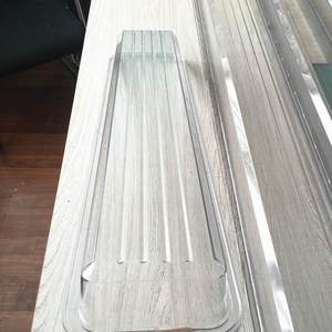 船用机舱荧光灯日灯舱顶灯料透220V明灯罩亚塑克力光长形外壳方罩