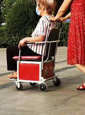 G年Z6M老推坐车可推可助步购物休闲座椅轮F75965S7椅四轮老人手车