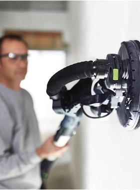 FESTOOL德国费托墙9面打网磨砂KCM纸寸石斯榴石225mm砂长杆磨机配