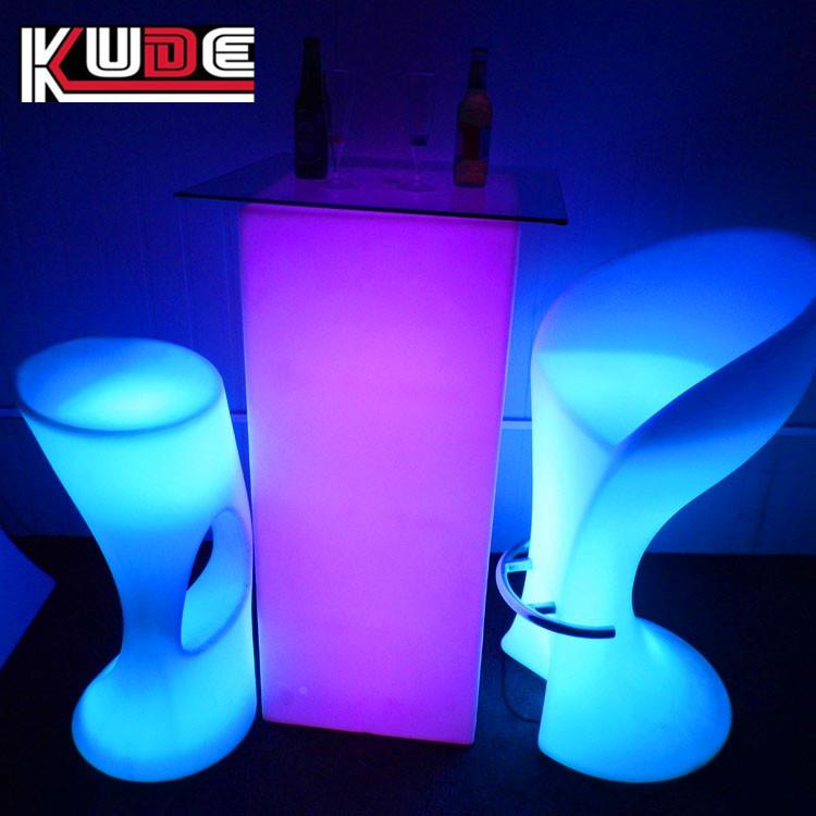led发光吧台LED酒吧家具KD-BS316滚台塑家发光吧椅家发光具现具货