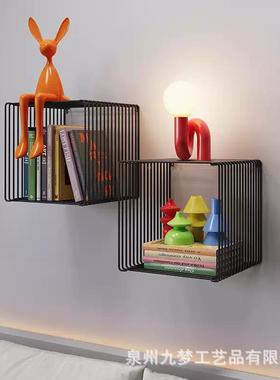 金边属几线35498架条置物头柜收纳书架落地床壁挂沙发边柜小桌子