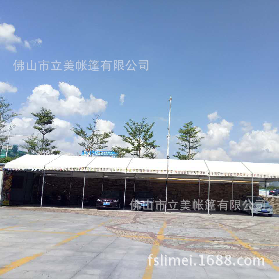 饭店停车位遮阳棚工厂企业停车帐蓬家用车位篷房结实耐用可用10年