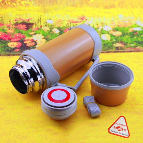 爆不款旅行载车野营HB-706运动登山便携保温壶大容1量吊带.8L锈钢