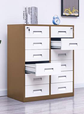 案A10L文件柜矮纳办公室床头柜铁SF21312皮收柜资料柜柜储物档柜