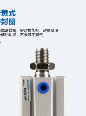 蓝瑞AQ-S薄型气缸带磁12/16/2025/32大/C40/50*5/~150推力小型气