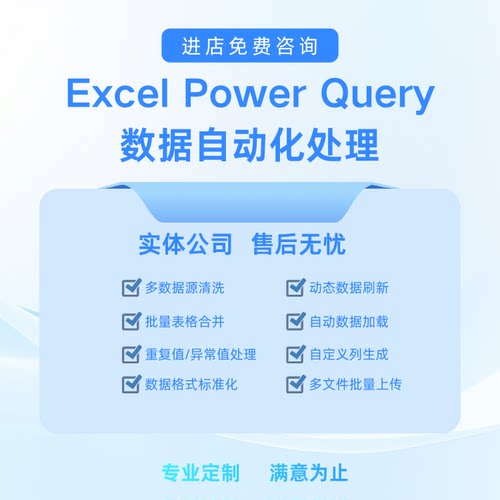 Excel数据清洗处理分析可视化