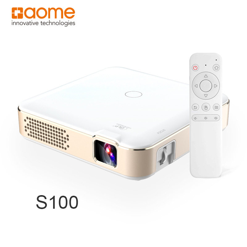 安卓智能手机投影仪S100便携迷你高清家用投影仪无线投屏双频wifi