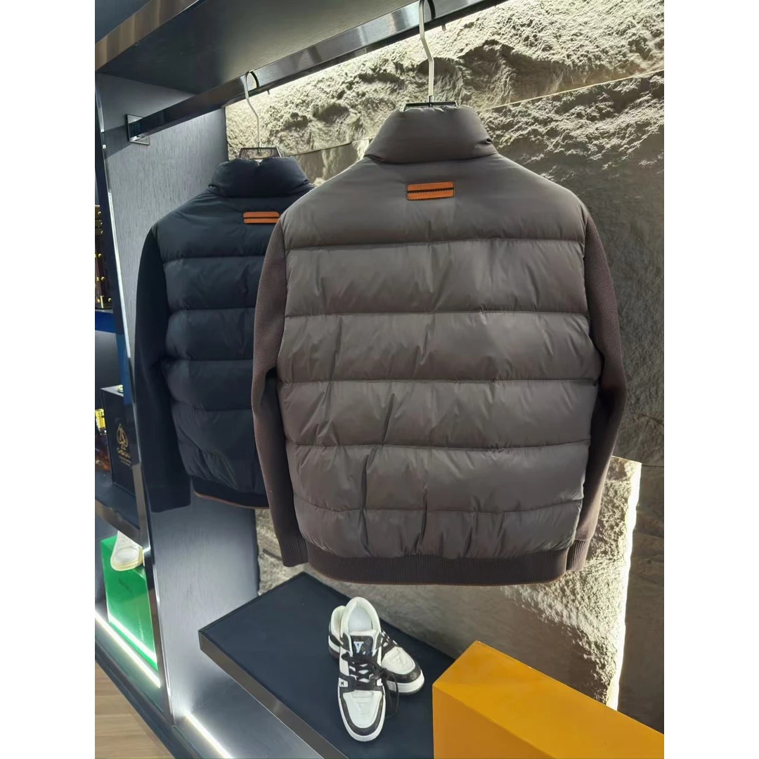 美式休闲风加厚时尚翻领外套标准潮流百搭夹克修身微阔男装拉链