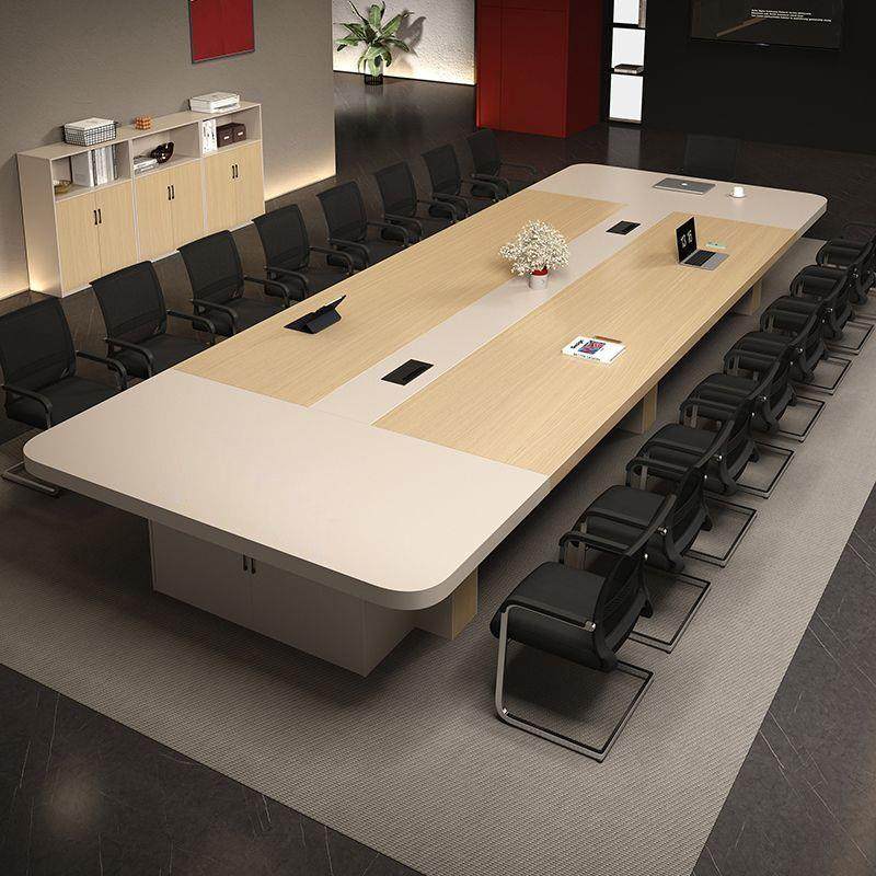 会议桌长桌简约代洽谈桌组现合椅无品牌/长条桌长方形大桌公子工