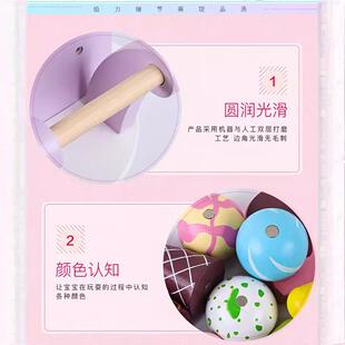木制厨房玩过家家仿真冰淇淋具推车儿小童便484玩利车具超市仿真
