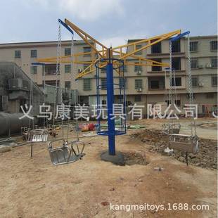 户外旋转椅摇摆备多人吊飞椅景区无动力游乐设多人网红网红旋转秋