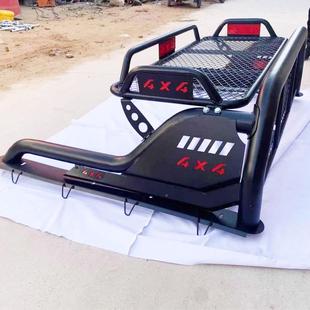 长城炮纳瓦拉DMAX铃骐6皮AYN卡车拓备箱改装带筐龙门架锐护后栏