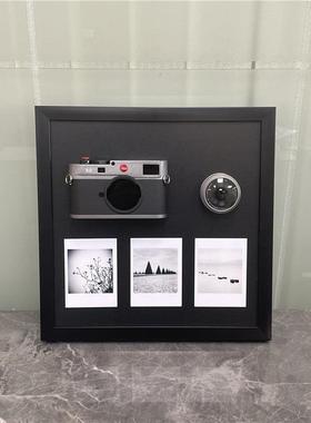复古约怀旧相机模型裱画现代简AL626812厅餐厅家画居样板房装饰创