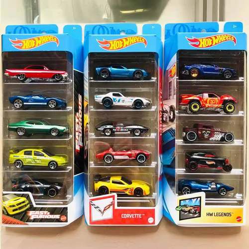 美泰风火交通轮火辣小跑五辆车套轨EYZ道仿真车装模合金车玩具108