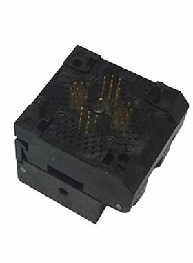 HMILUQF32-0.5翻盖弹片化老座5*5射频卡ic编程座Q661F2N3烧N录座