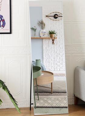 铝合金黑色边落地镜支两框用工厂销售全身穿衣镜子现代约简玄KKS