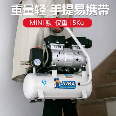 汽修无油静音空压机小型用装修高泵压气2RBF家0V木工喷漆空2气压