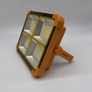 超亮ed太电阳能充灯照投光夜l市摆摊家用停电应急ZS5548明磁铁户