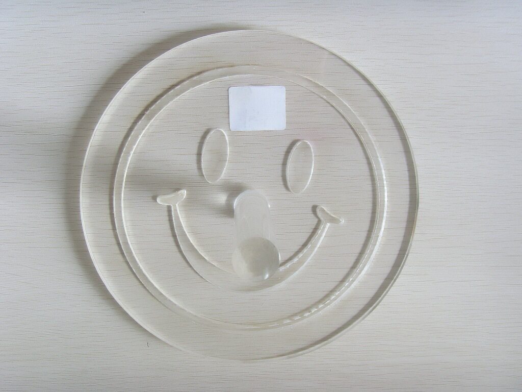压克力透明烟灰缸LOGO章定制