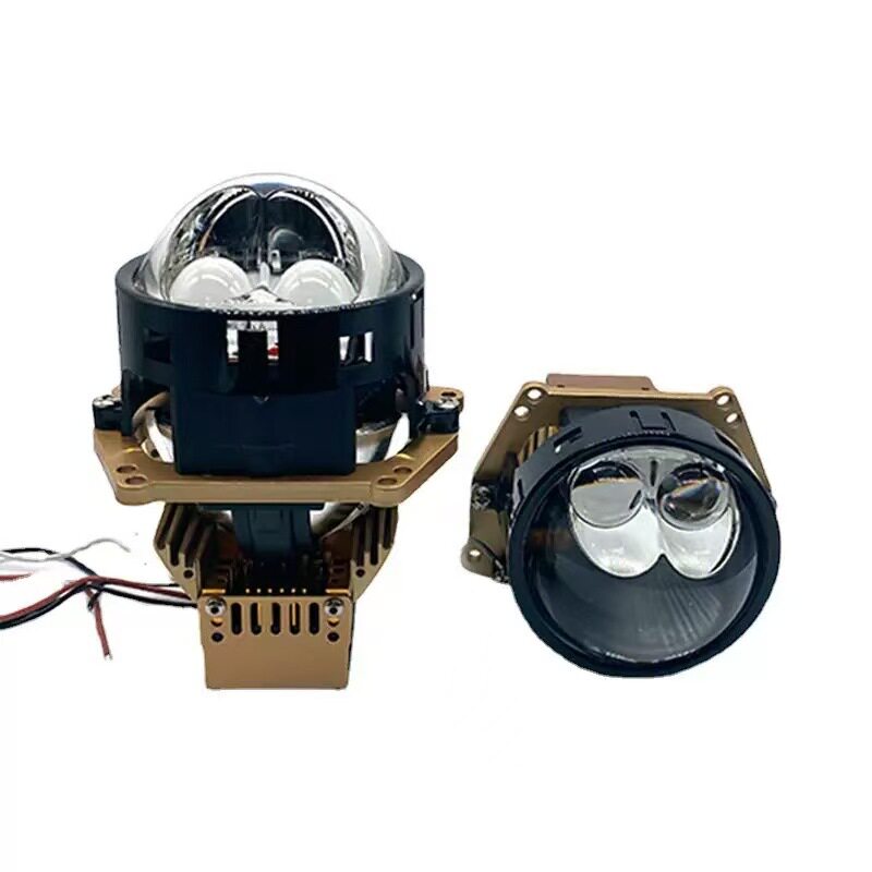 3.0寸LED双直射矩阵透镜大灯通用改装远近一体大功率三光透镜