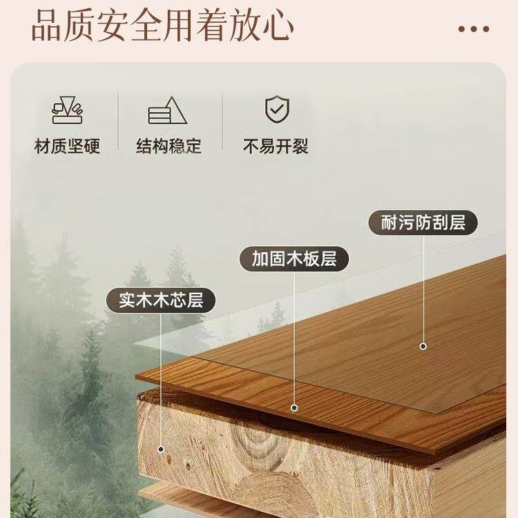 中格古风实木书柜书架置物架客地厅家落用收纳柜子储物子F99M9MJT