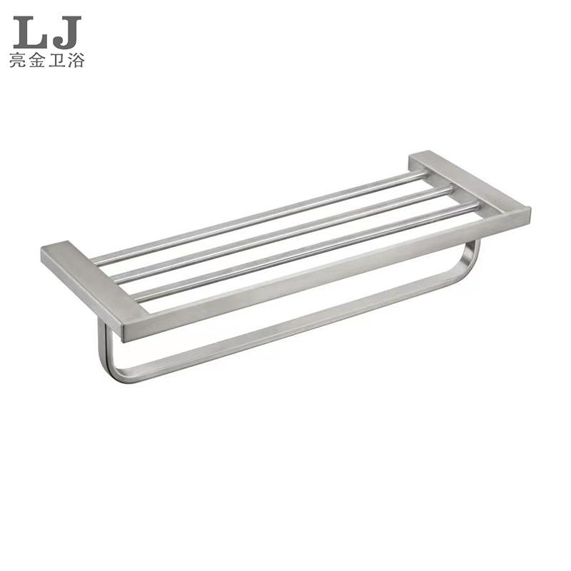 哑黑30层4酒不锈钢87001单室浴巾架店家用浴卫生间37毛巾架壁挂式