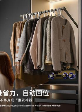 衣帽间衣柜mDL92011下式挂衣杆挂衣橱升降衣下架拉伸缩衣拉杆衣柜