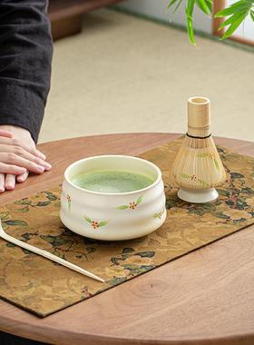 新茶款茶18577手绘筅抹茶刷百本立茶筅立组合宋代茶抹打点茶器工