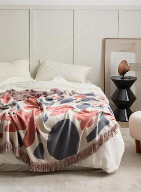 波西米亚毛毯办公室午睡毯民宿搭毯床尾毯发毯巾流苏盖88319沙毯