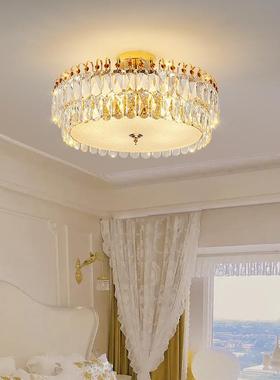 轻奢高档超亮水26722晶吸顶灯卧室代简约大气客欧新款厅现灯具式