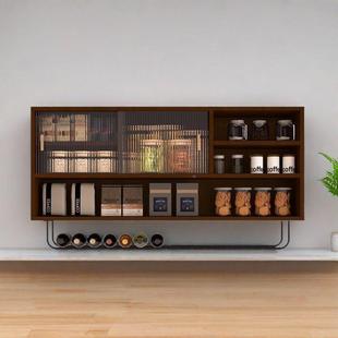 实墙木大671容置量简约挂时尚 吊柜上壁柜家用橱柜墙面物柜阳台柜