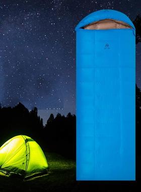 携户外营羽绒SKYB001睡袋信封式成人野营登山装备便式白鹅露绒睡