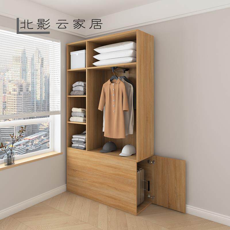 6R榻定制榻米床多功能物床衣柜一体小户型次卧床合柜自QTP储由组