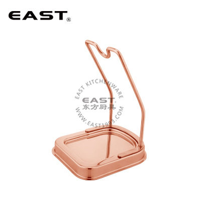 镀金方形不锈钢餐盖架【EAST东方厨具】