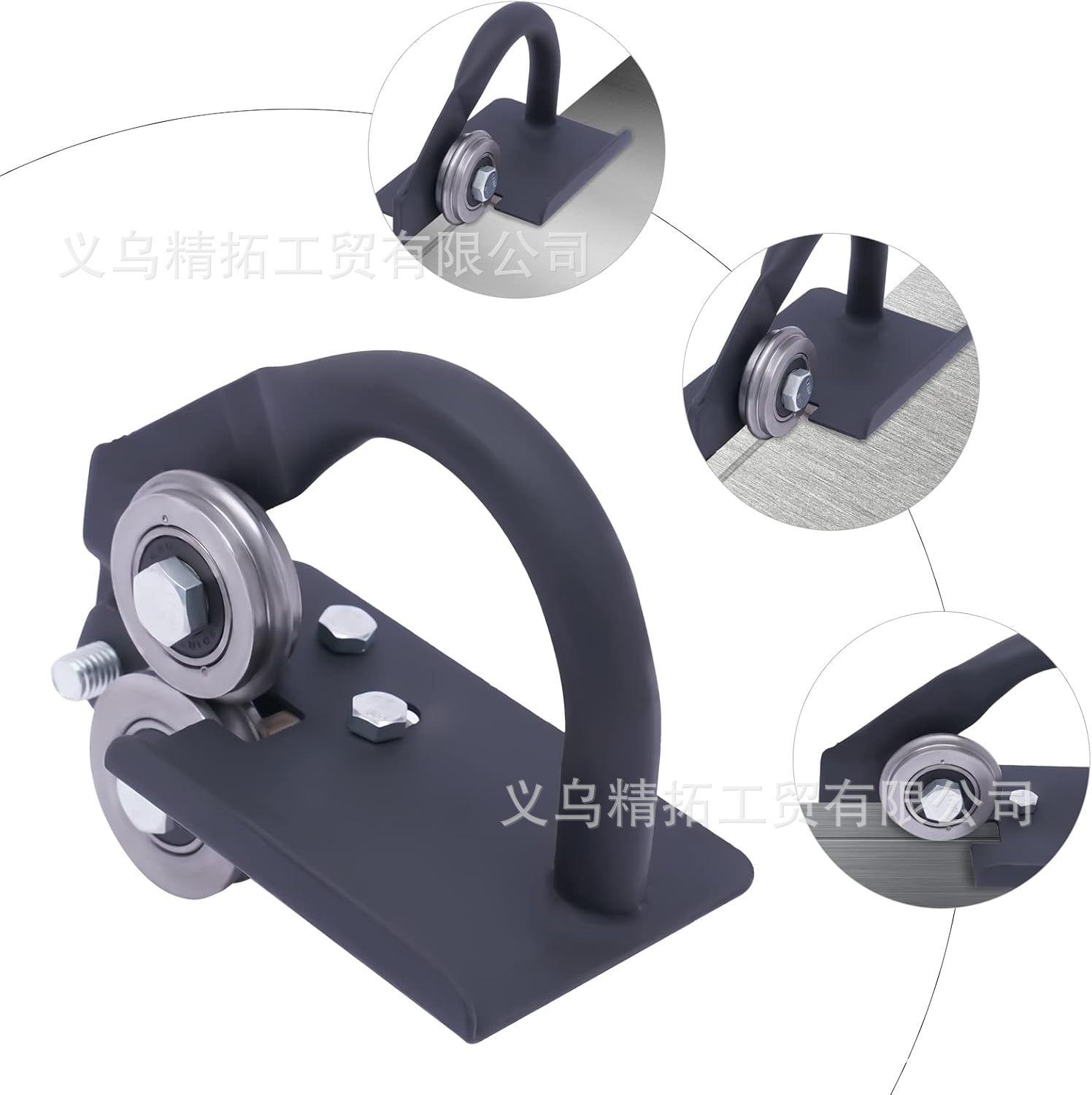 手动便携铝皮铁皮卷边压边机