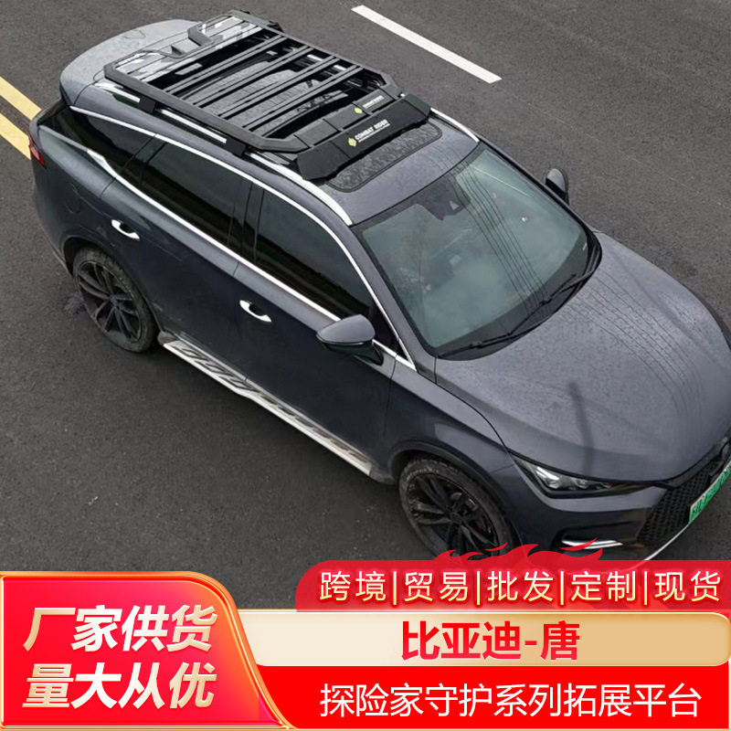 比亚迪唐车顶行李架侧账爬梯