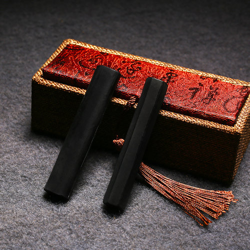 中华老字号老胡开文徽墨/手工臻品墨条墨块墨锭研墨棒六角白板徽