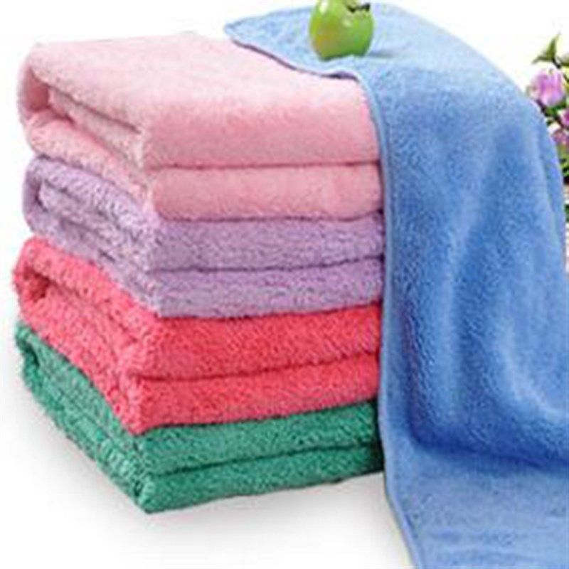 韩国仿羊毛毛巾加厚沐浴巾 纳米超强吸水长毛巾洁面巾 加大洗澡巾
