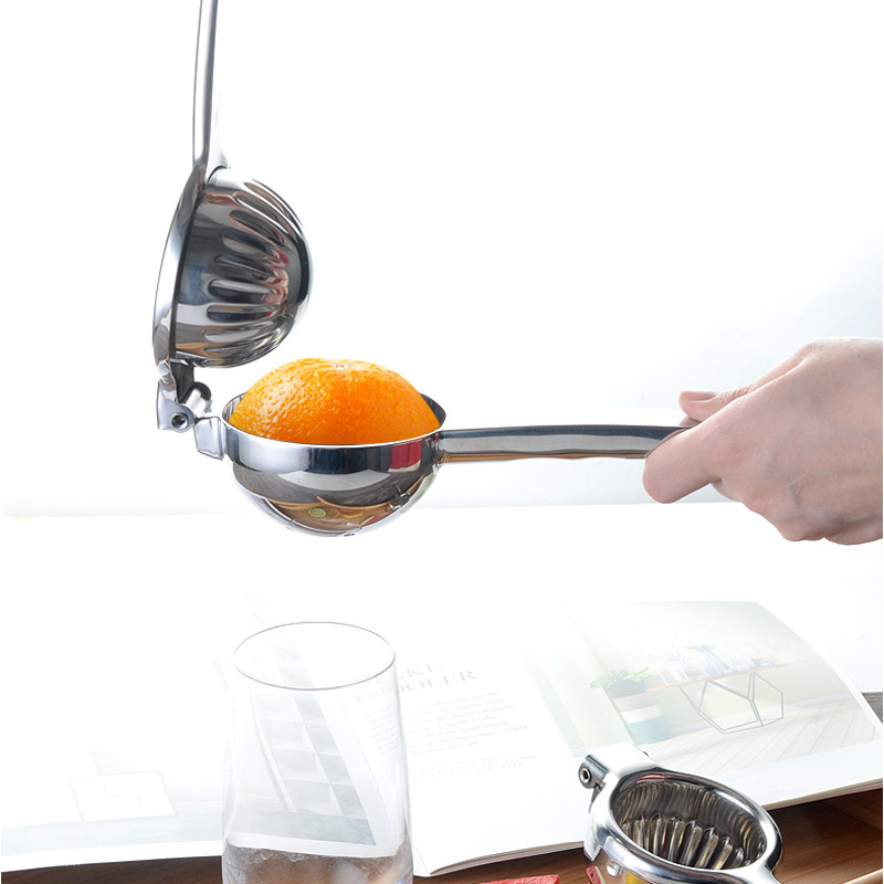 304不锈钢榨汁器手动压汁器柠檬夹姜汁橙子水果挤压机早餐果汁器