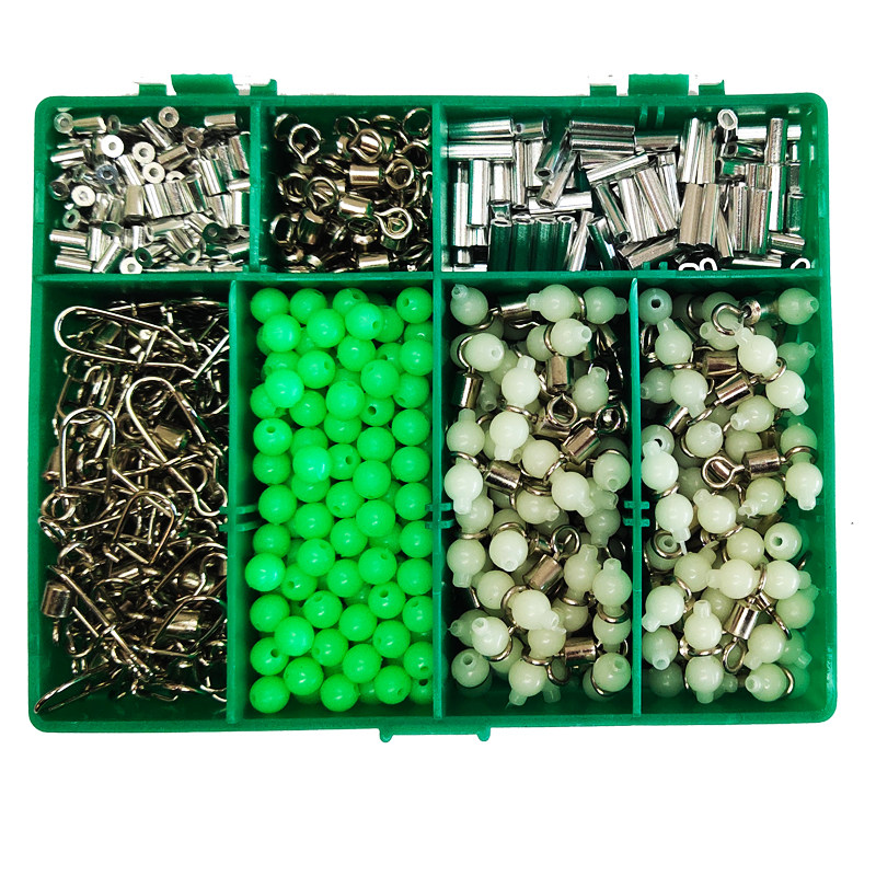 夜光葫芦铝管挡珠线组配件40套天地钓组渔具零件海钓船钓钓鱼用品