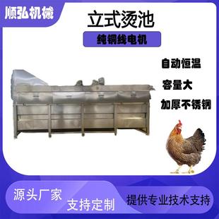 鸡鸭鹅立式 鸽子烫毛 烫池家禽屠宰脱毛烫毛机鸡鸭鹅烫毛池立式