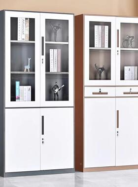 钢制拆装文办公室窄边铁皮柜子档案件柜资料证柜财务YHF凭柜储柜