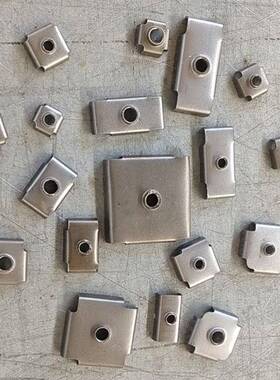 连方形焊接螺709母母方内塞螺母铁皮内置接件内套牙不锈钢管管内