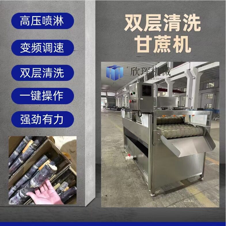 甘蔗红薯南瓜滚动式清洗去皮机