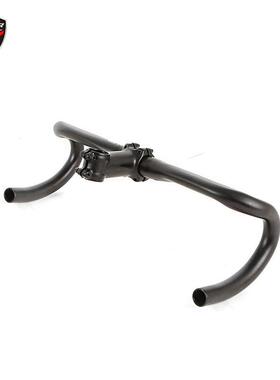 铝合金车把无膜标风公公路扁弯400mm路车把把立把自破行车RMQ配件